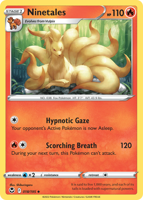 Ninetales (18) — Silver Tempest