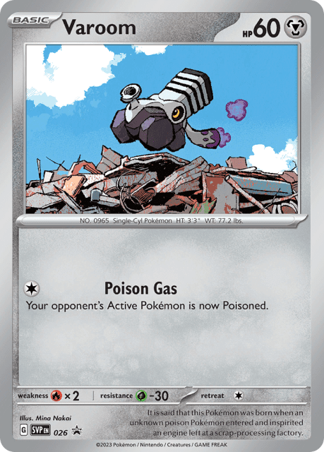 Varoom (Cosmos Holofoil) (26) — Scarlet & Violet Black Star Promos