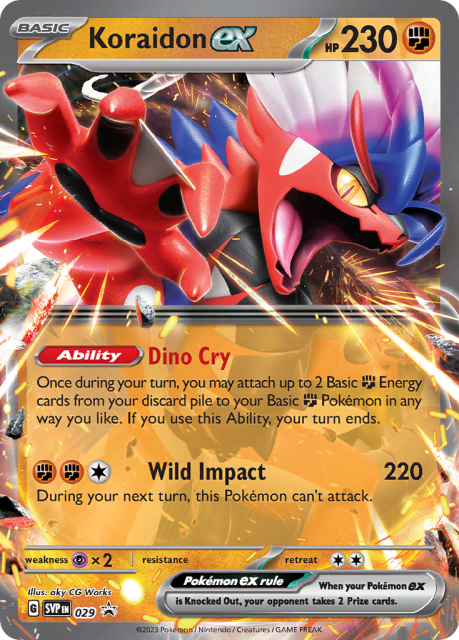 Koraidon ex (Holofoil) (29) — Scarlet & Violet Black Star Promos