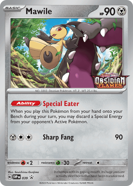 Mawile (Holofoil) (39) — Scarlet & Violet Black Star Promos