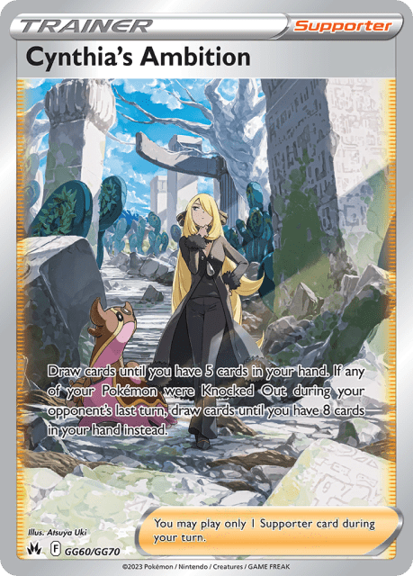 Cynthia's Ambition (Holofoil) (GG60) — Crown Zenith Galarian Gallery