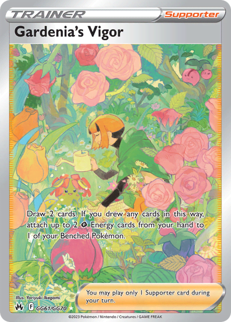 Gardenia's Vigor (Holofoil) (GG61) — Crown Zenith Galarian Gallery