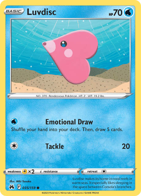 Luvdisc (Reverse Holofoil) (35) — Crown Zenith