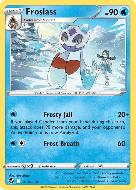 Froslass (Reverse Holofoil) (43) — Silver Tempest