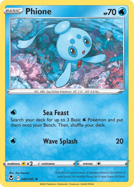 Phione (Reverse Holofoil) (45) — Silver Tempest