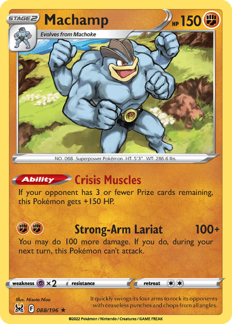 Machamp (Holofoil) (88) — Lost Origin