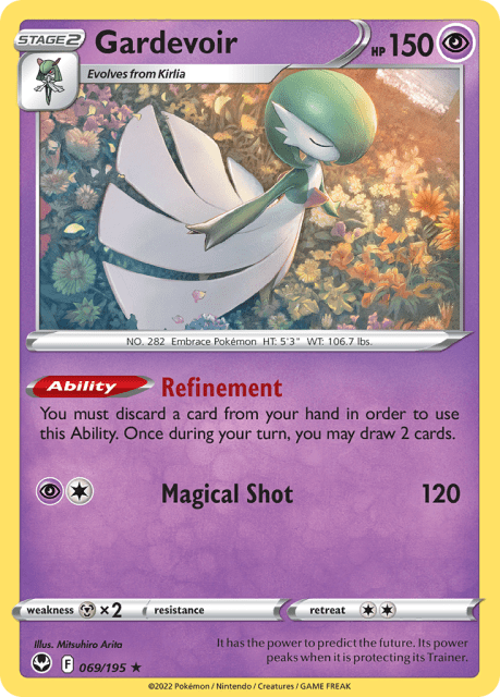 Gardevoir (Reverse Holofoil) (69) — Silver Tempest