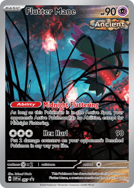 Flutter Mane (Holofoil) (97) — Scarlet & Violet Black Star Promos