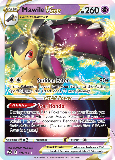 Mawile VSTAR (Holofoil) (71) — Silver Tempest