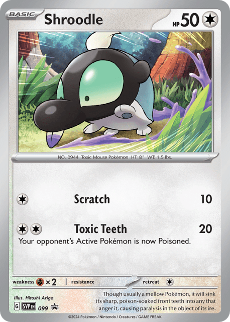 Shroodle (Holofoil) (99) — Scarlet & Violet Black Star Promos