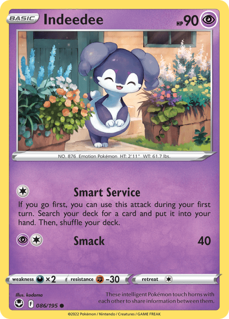 Indeedee (86) — Silver Tempest