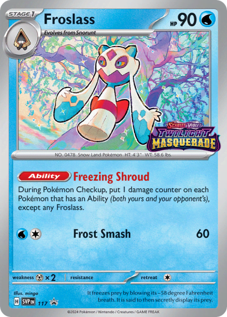 Froslass (Holofoil) (117) — Scarlet & Violet Black Star Promos