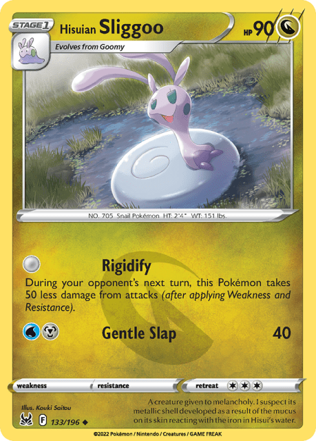 Hisuian Sliggoo (Reverse Holofoil) (133) — Lost Origin