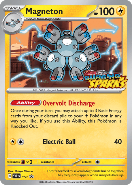 Magneton (Holofoil) (153) — Scarlet & Violet Black Star Promos