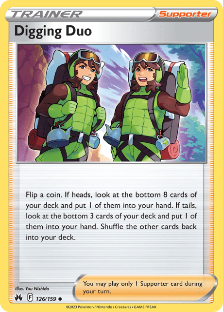 Digging Duo (Reverse Holofoil) (126) — Crown Zenith
