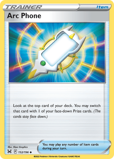 Arc Phone (Reverse Holofoil) (152) — Lost Origin