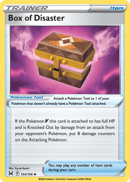 Box of Disaster (Reverse Holofoil) (154) — Lost Origin