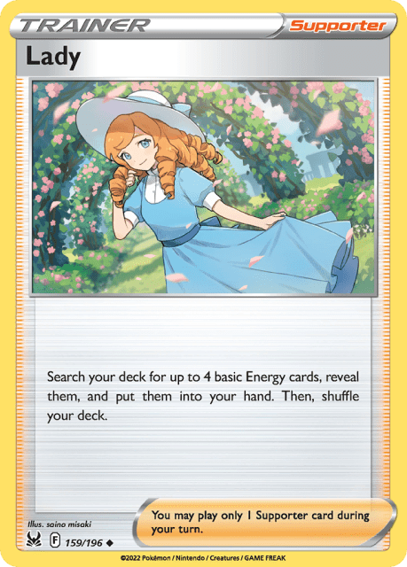 Lady (Reverse Holofoil) (159) — Lost Origin