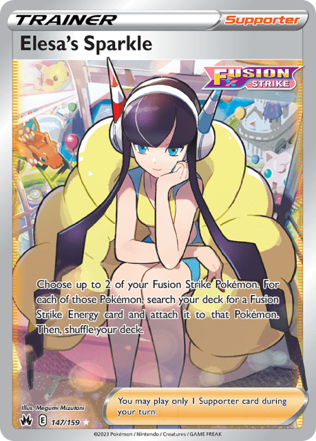 Elesa's Sparkle (Holofoil) (147) — Crown Zenith