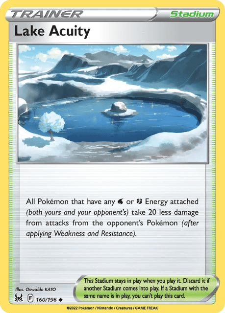 Lake Acuity (Reverse Holofoil) (160) — Lost Origin