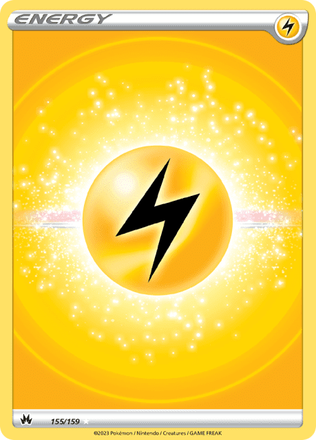 Lightning Energy (Holofoil) (155) — Crown Zenith