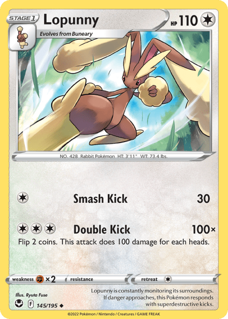 Lopunny (145) — Silver Tempest