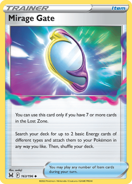 Mirage Gate (Play Pokemon Stamp) (163) — Lost Origin
