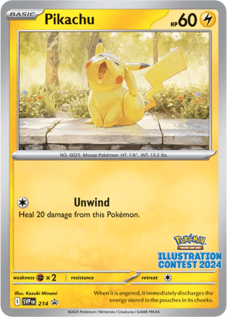 Pikachu (214) — Scarlet & Violet Black Star Promos