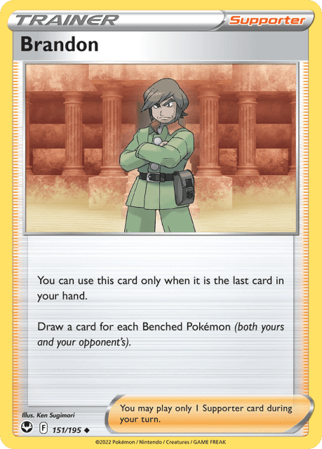 Brandon (Reverse Holofoil) (151) — Silver Tempest