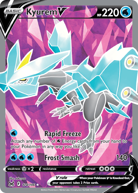 Kyurem V (Holofoil) (174) — Lost Origin