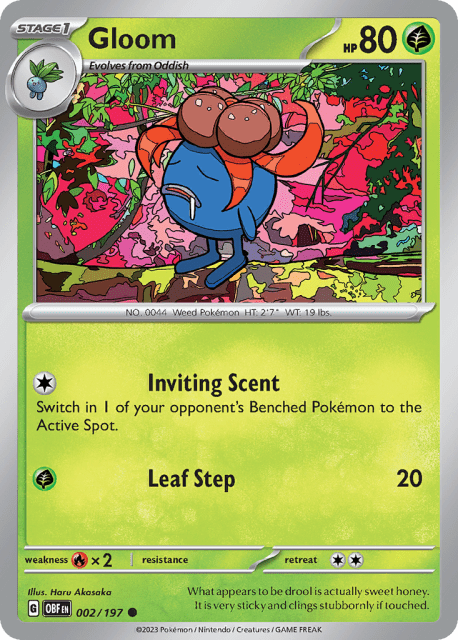 Gloom (Reverse Holofoil) (2) — Obsidian Flames