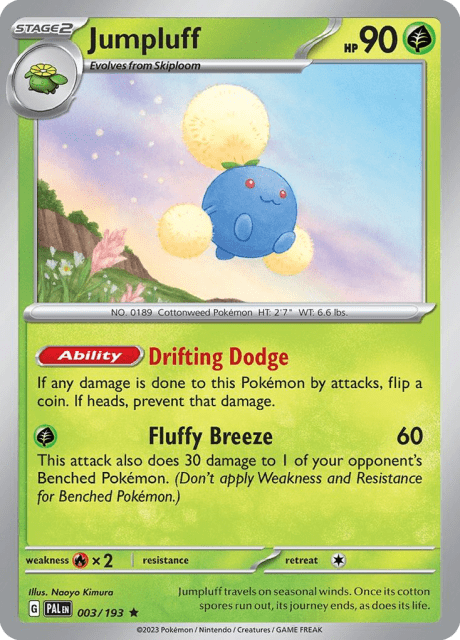 Jumpluff (Holofoil) (3) — Paldea Evolved