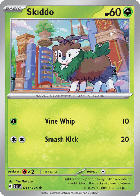 Skiddo (11) — Scarlet & Violet