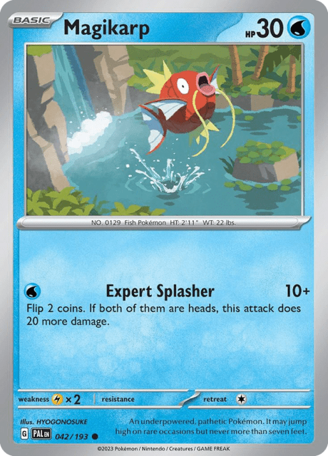 Magikarp (Reverse Holofoil) (42) — Paldea Evolved