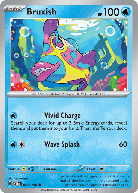 Bruxish (51) — Scarlet & Violet