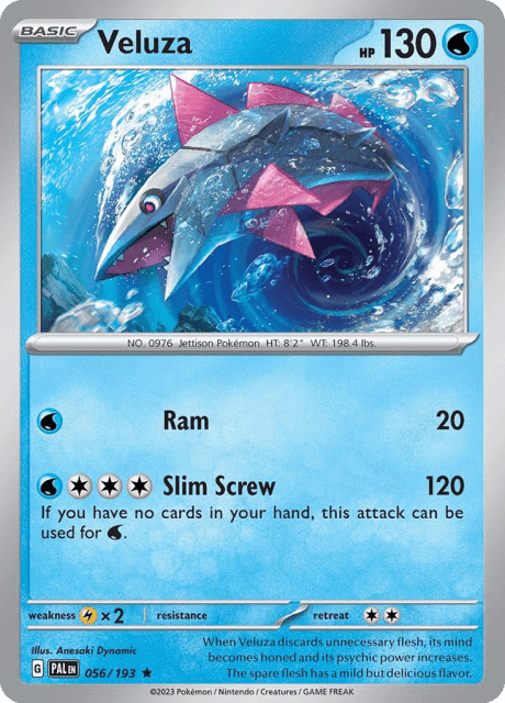 Veluza (Holofoil) (56) — Paldea Evolved