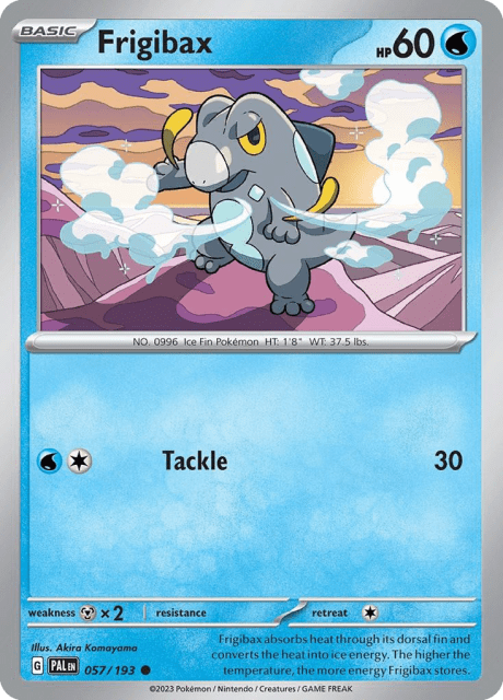 Frigibax (Reverse Holofoil) (57) — Paldea Evolved
