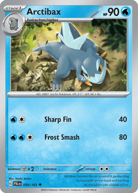 Arctibax (Reverse Holofoil) (59) — Paldea Evolved