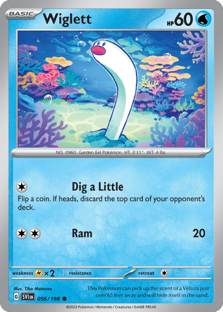 Wiglett (Reverse Holofoil) (56) — Scarlet & Violet