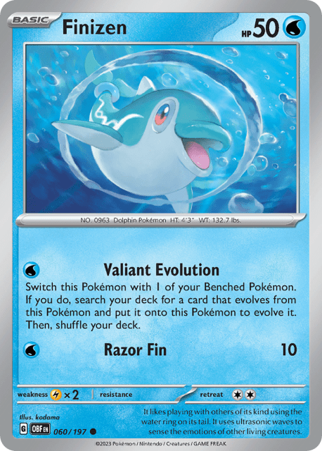 Finizen (Reverse Holofoil) (60) — Obsidian Flames