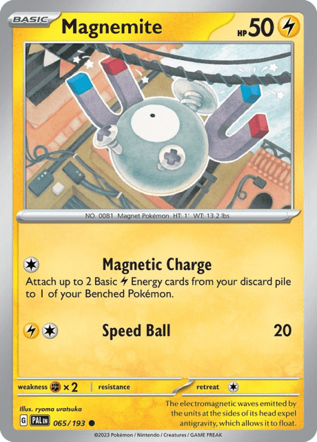 Magnemite (Reverse Holofoil) (65) — Paldea Evolved