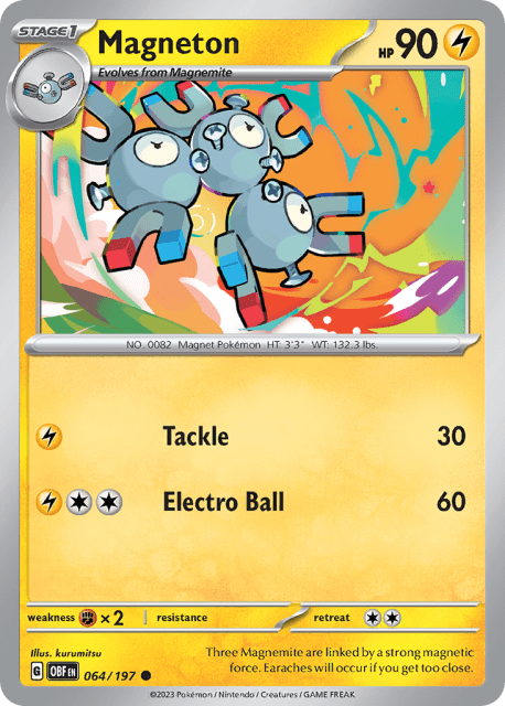 Magneton (64) — Obsidian Flames