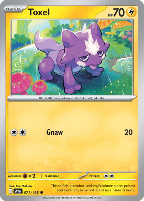 Toxel (Reverse Holofoil) (71) — Scarlet & Violet