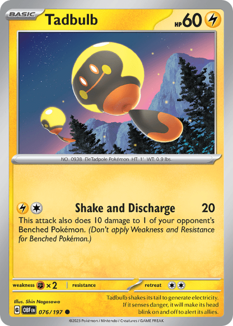 Tadbulb (76) — Obsidian Flames