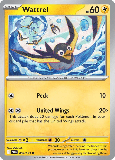 Wattrel (80) — Paldea Evolved
