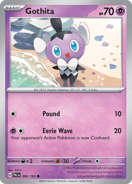 Gothita (Reverse Holofoil) (90) — Paldea Evolved