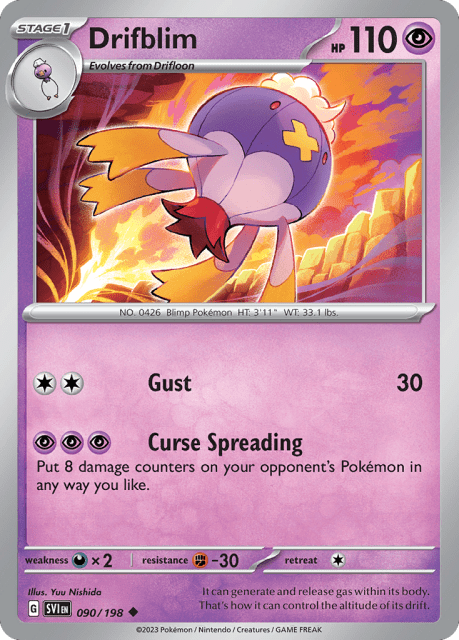 Drifblim (90) — Scarlet & Violet