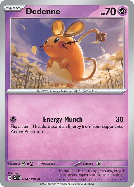 Dedenne (94) — Scarlet & Violet