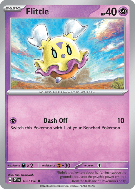 Flittle (Reverse Holofoil) (102) — Scarlet & Violet