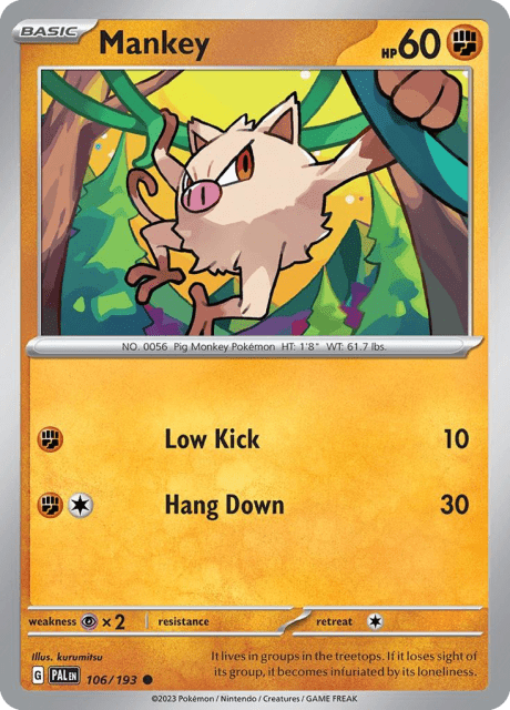 Mankey (106) — Paldea Evolved
